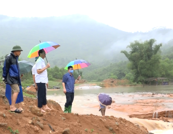 Sơn Dương nhiều thiệt hại sau mưa to